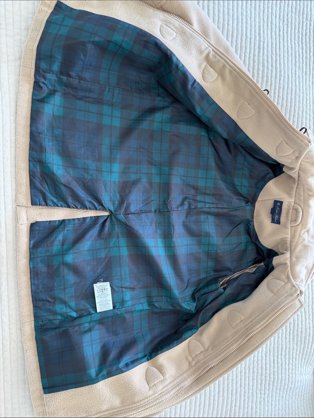 Brooks Brothers Camel Tan Wool Toggle Coat with Hood Size 12. Trench coat 🧥 - Picture 7 of 16